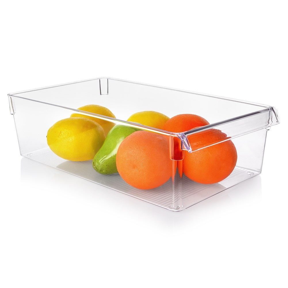 Kitchen container for vegetables and fruit in refrigerator