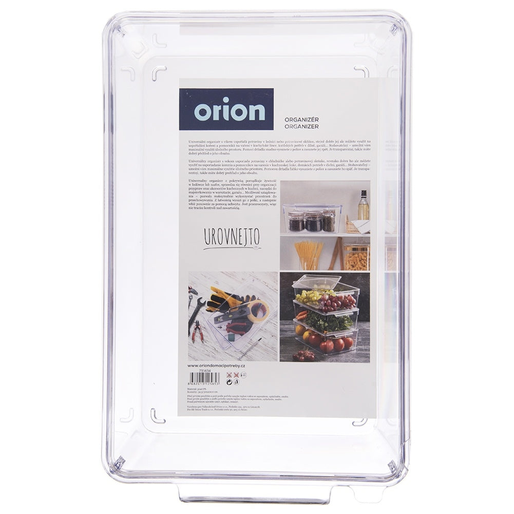 Kitchen container with lid for food storage and organization