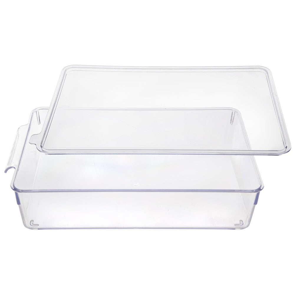 Kitchen container with lid for food storage and organization