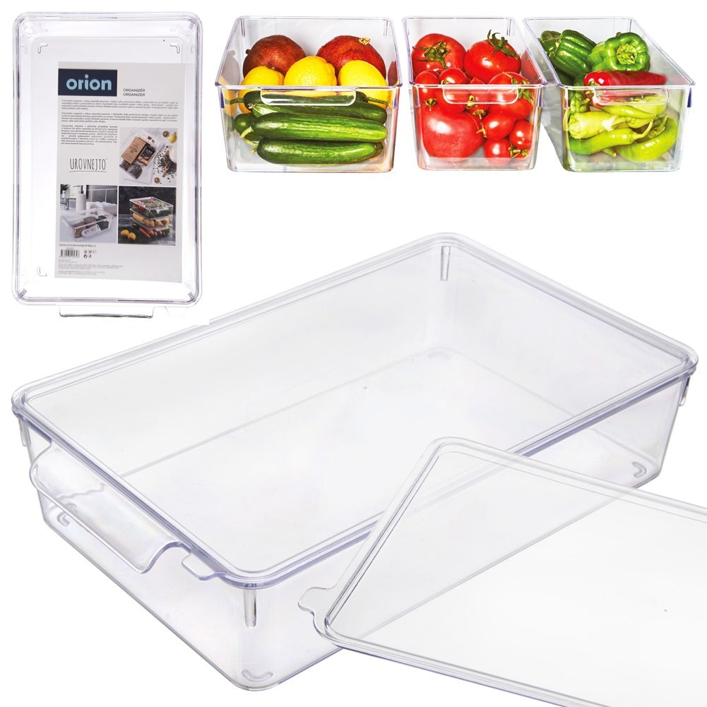 Kitchen container with lid for food storage and organization