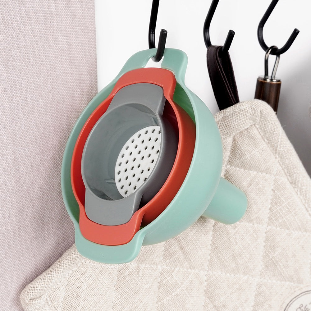 Kitchen funnel and strainer 10/8/6 cm 4 pcs.
