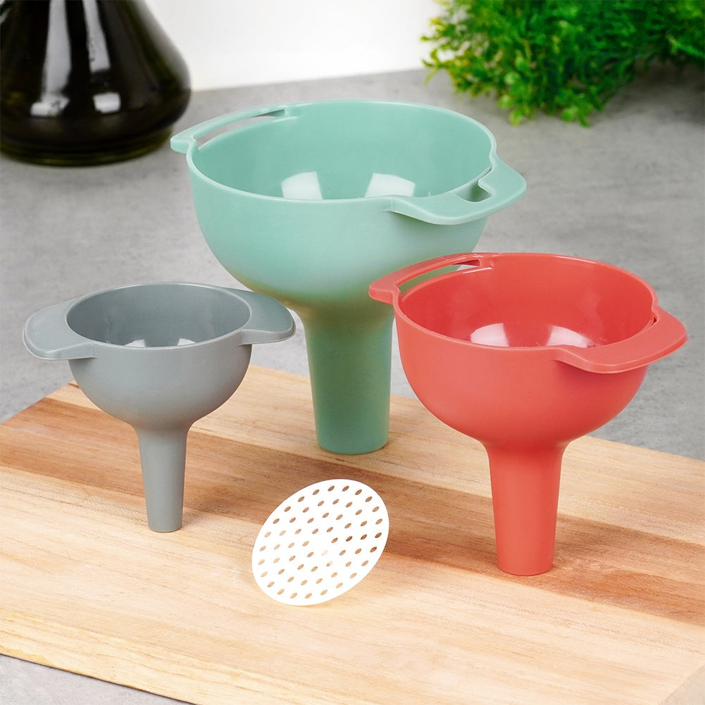 Kitchen funnel and strainer 10/8/6 cm 4 pcs.