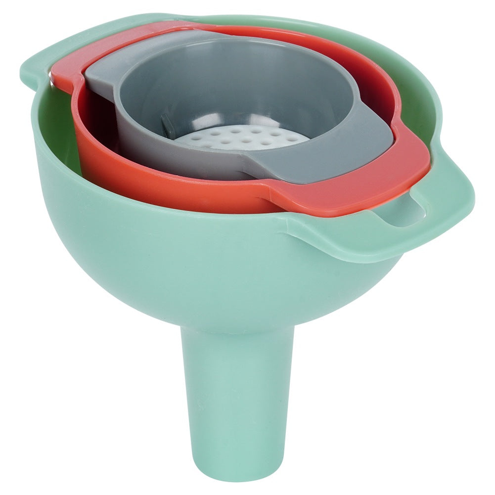 Kitchen funnel and strainer 10/8/6 cm 4 pcs.