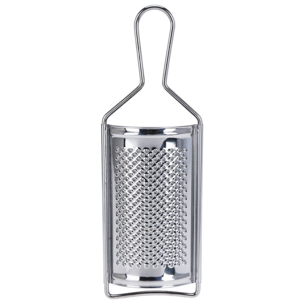 Kitchen grater, flat, steel, 18 cm