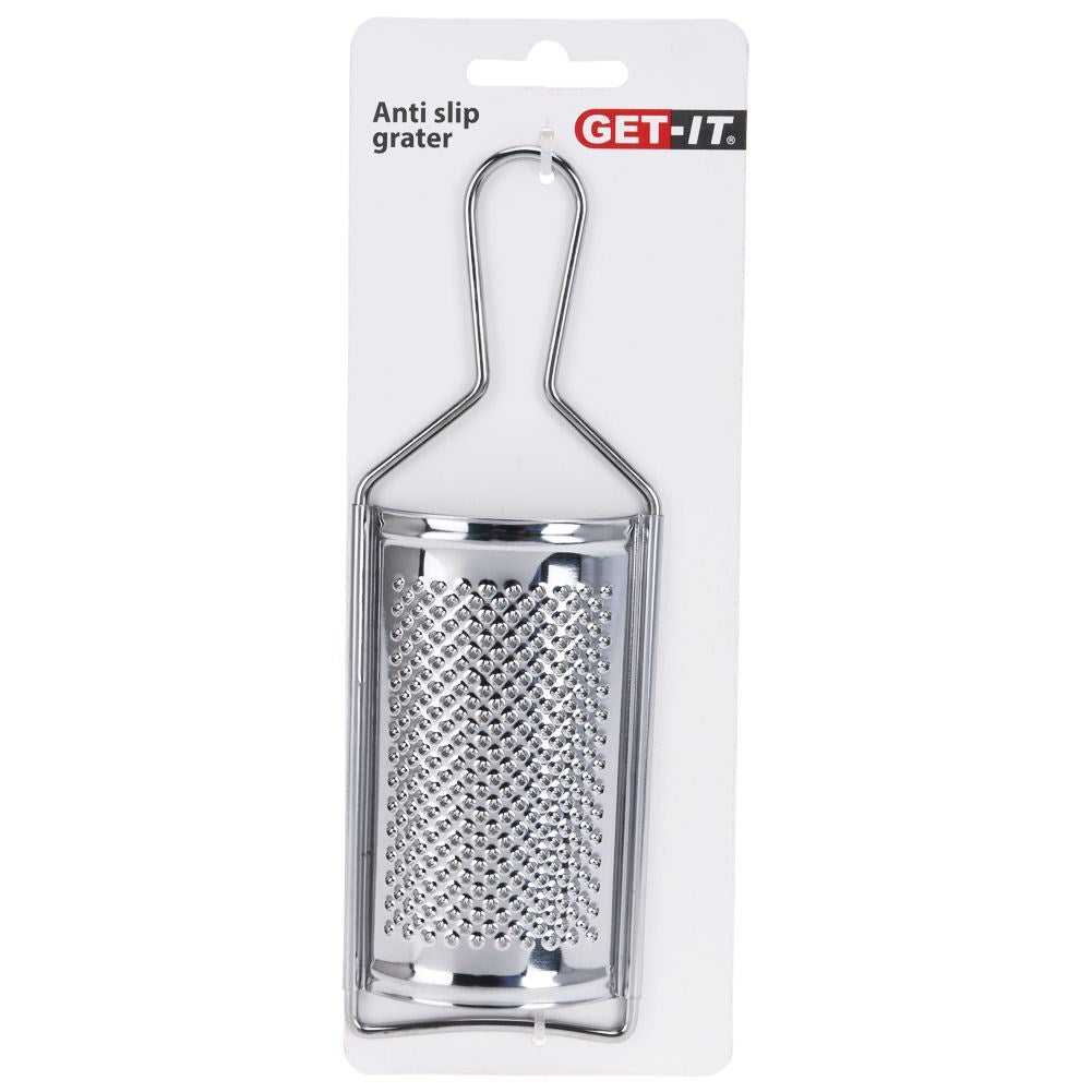 Kitchen grater, flat, steel, 18 cm