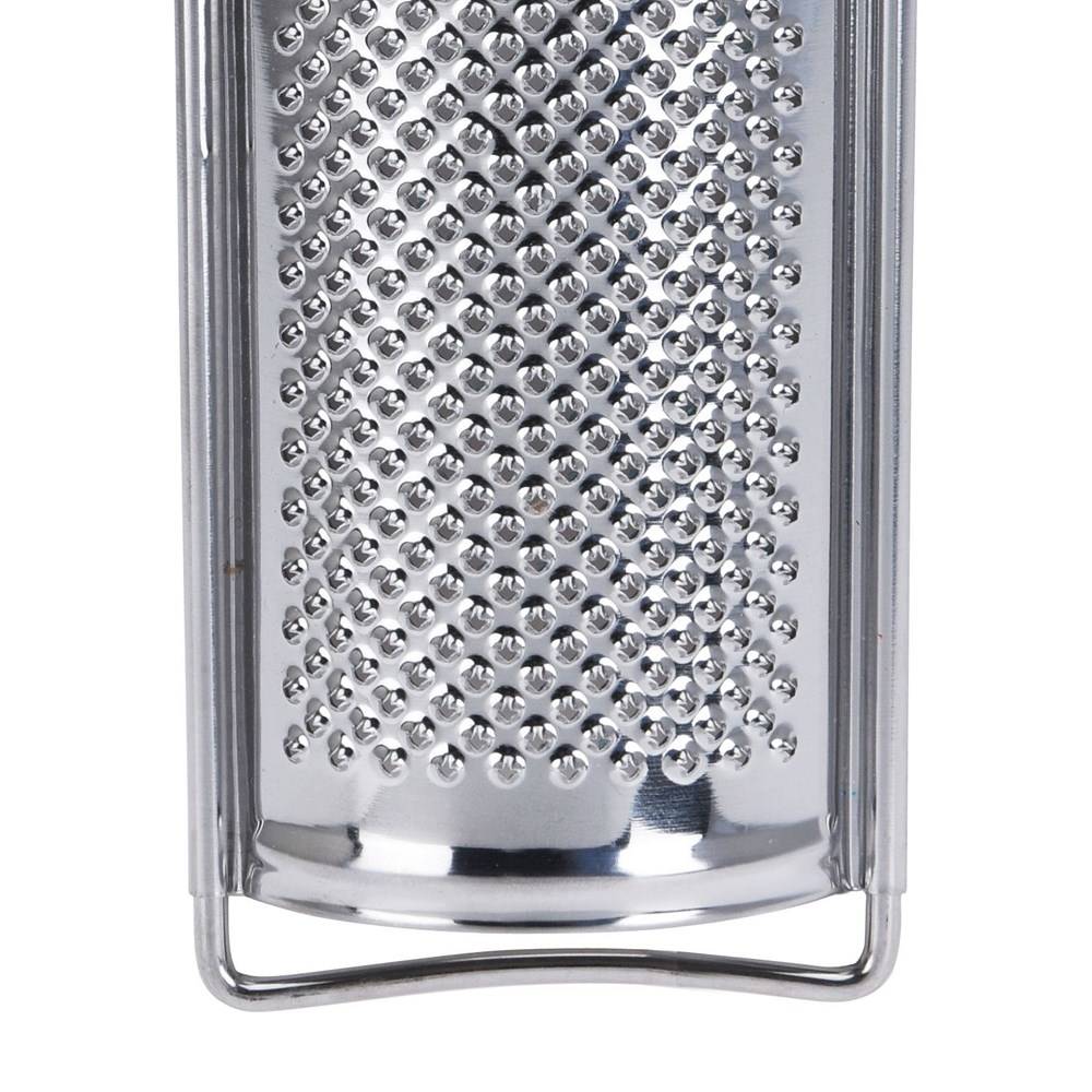 Kitchen grater, flat, steel, 18 cm