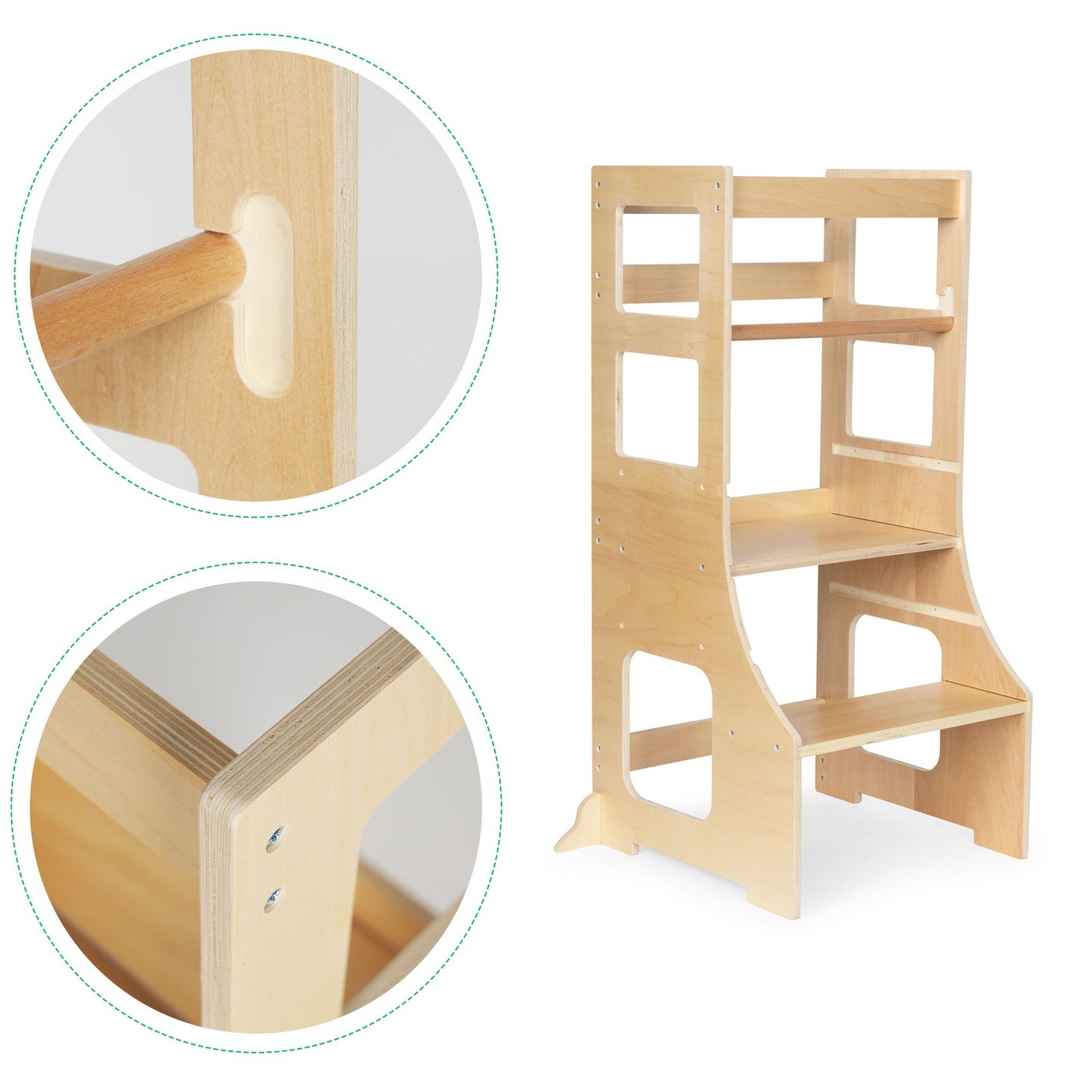 Kitchen helper for children - wooden ECOTOYS