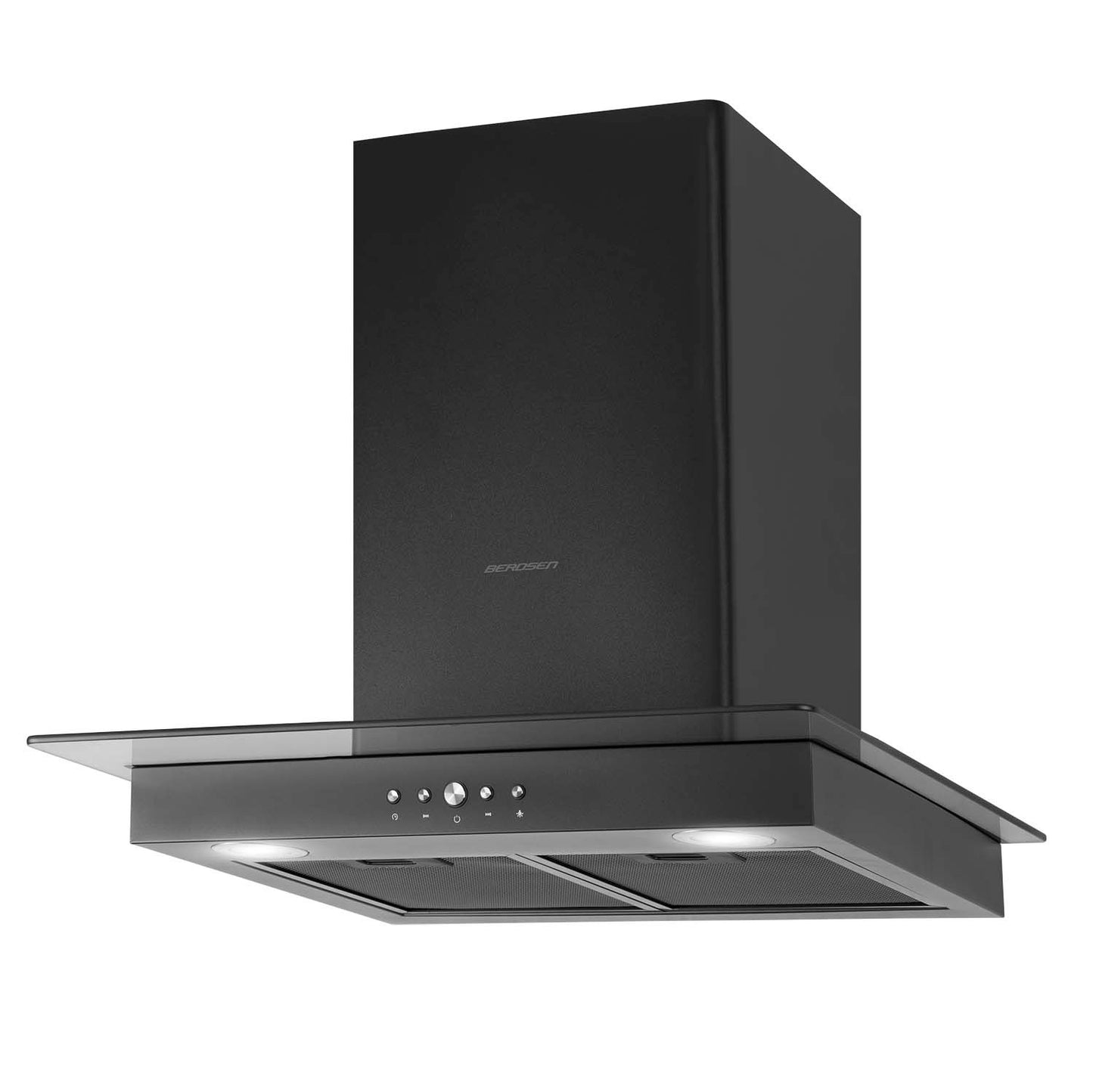 Kitchen hood 60 cm Black Berdsen BT-217