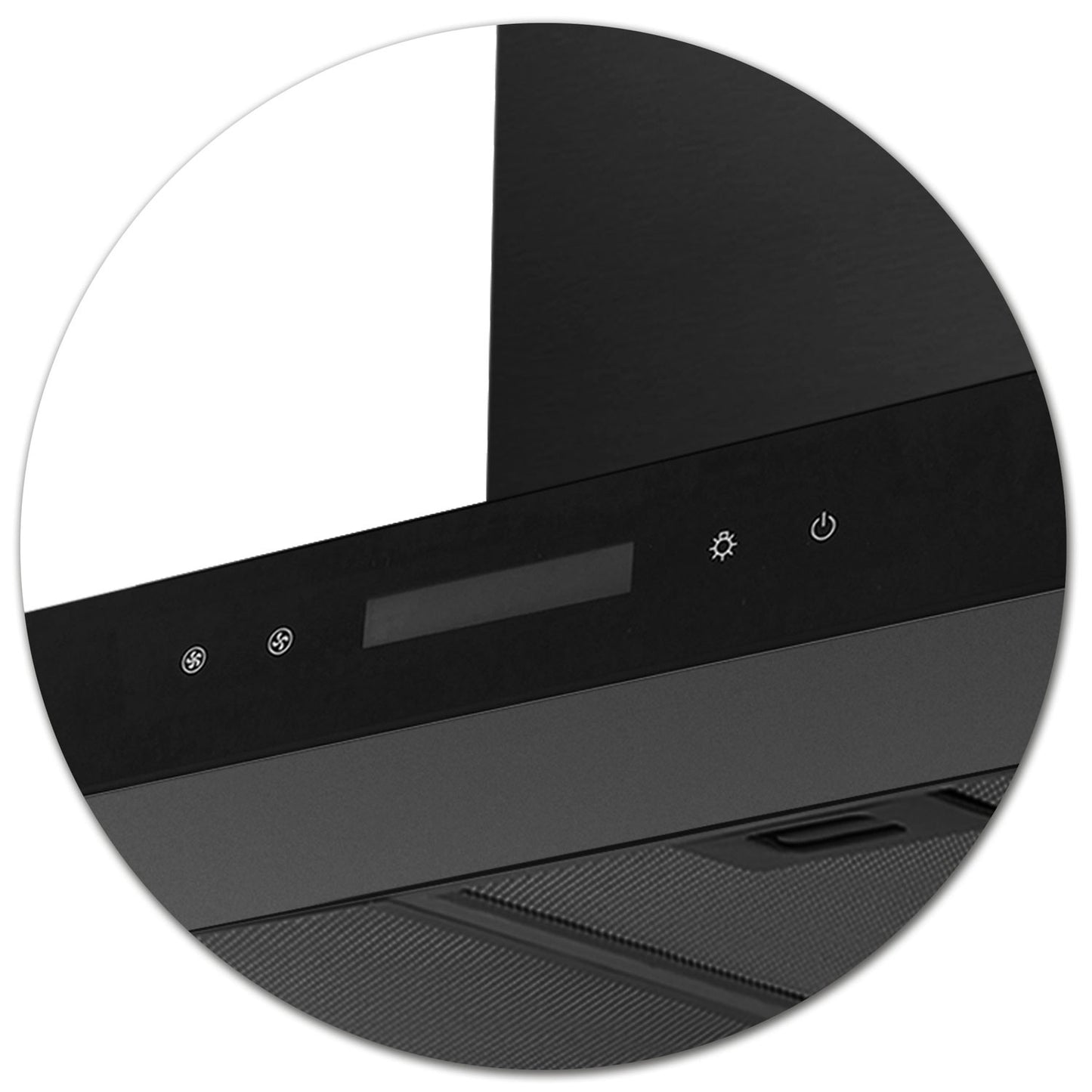 Kitchen hood 90 cm Black Berdsen BE-90E