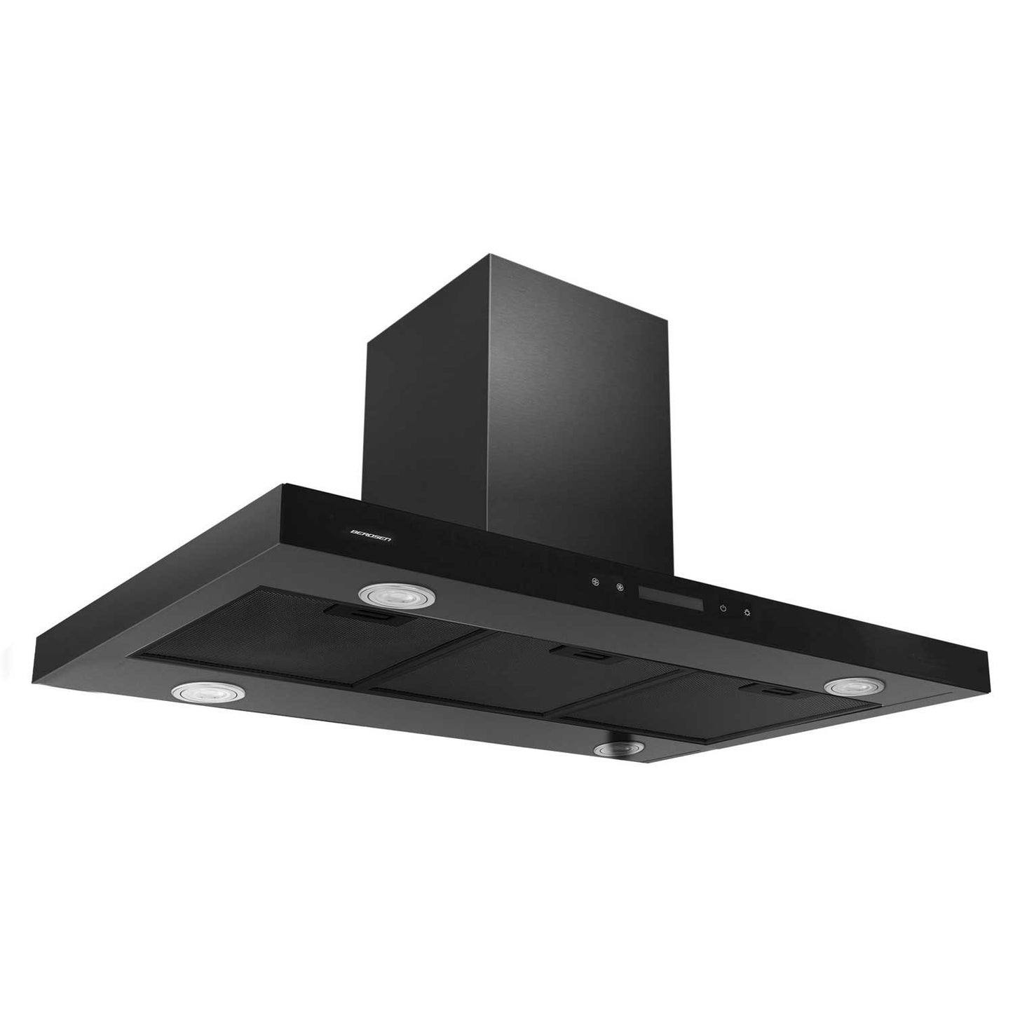 Kitchen hood 90 cm Black Berdsen BE-90E