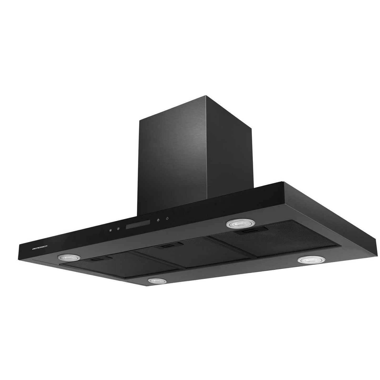 Kitchen hood 90 cm Black Berdsen BE-90E
