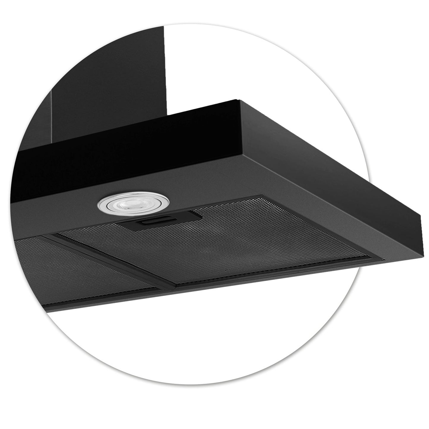 Kitchen hood 90 cm Black Berdsen BE-90S