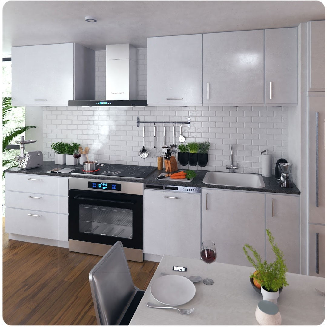 Kitchen hood 90 cm Inox Berdsen BE-90E