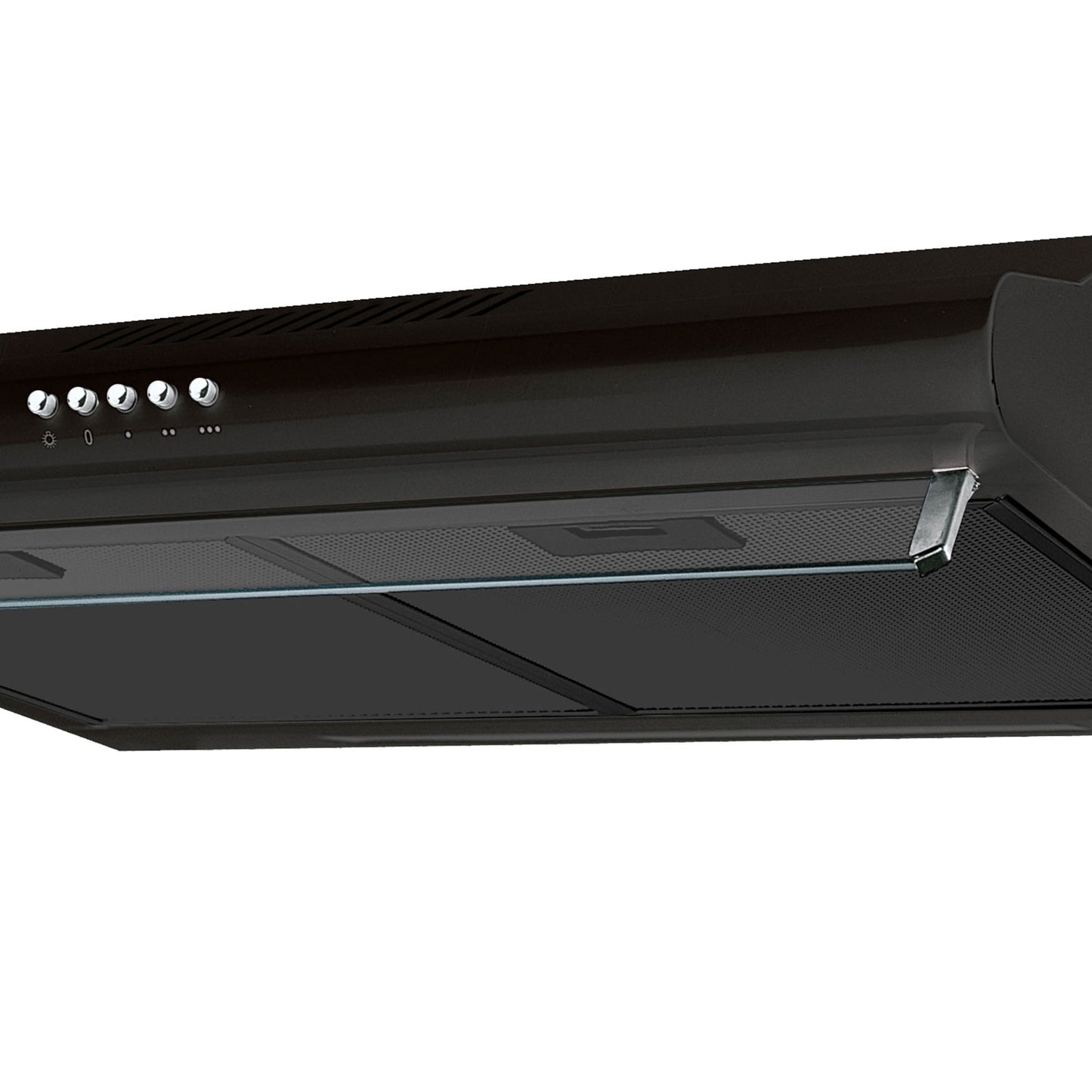 Kitchen hood for base cabinets - 50 cm Berdsen BE-10-A black