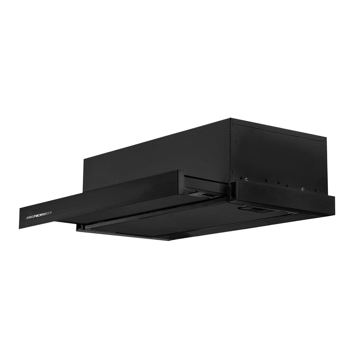 Kitchen hood for base cabinets - 60 cm Berdsen BE-60-LW black