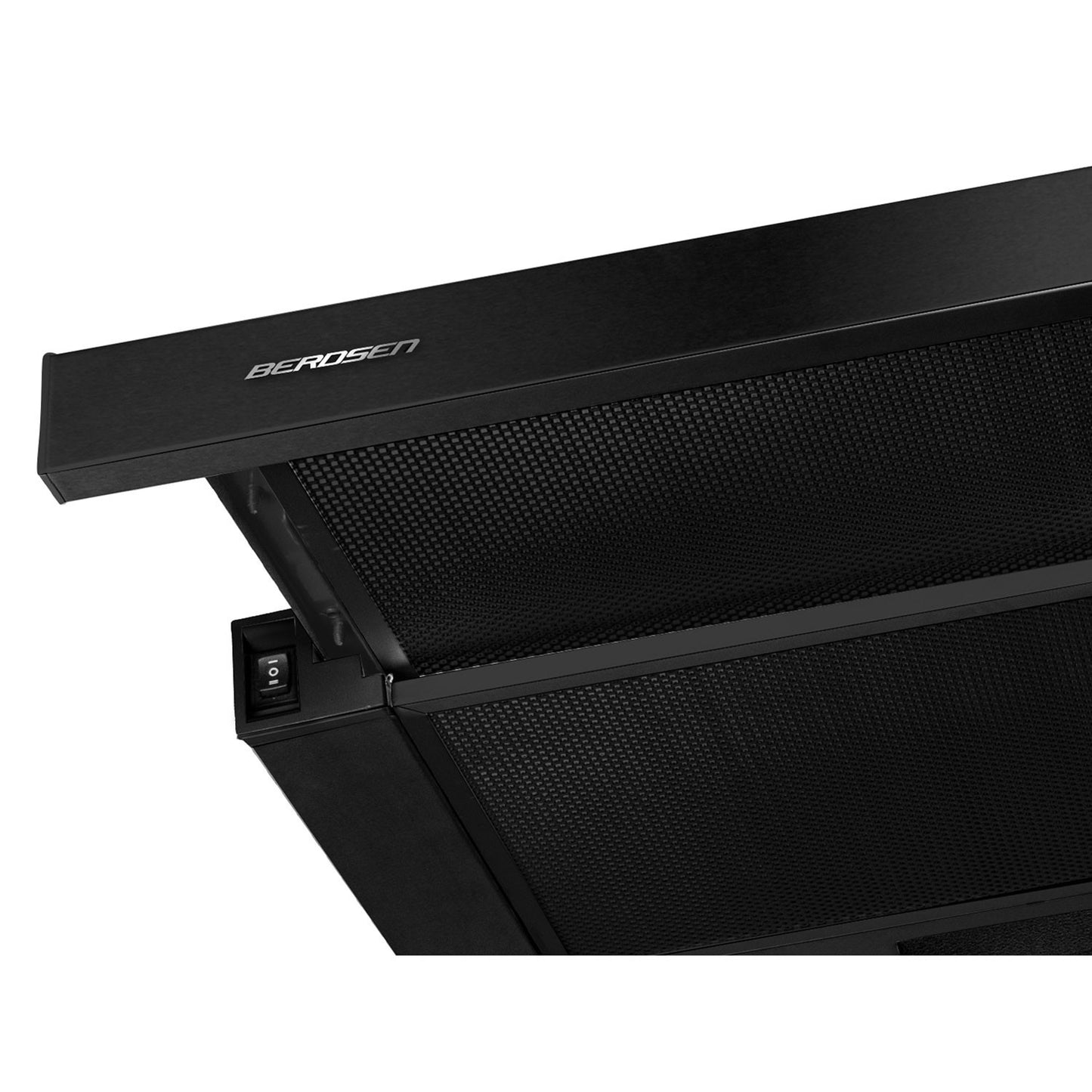 Kitchen hood for base cabinets - 60 cm Berdsen BE-60-LW black