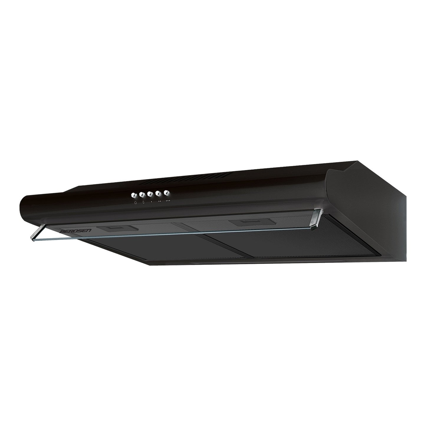 Kitchen hood for under cabinets - 60 cm Berdsen BE-10-A black