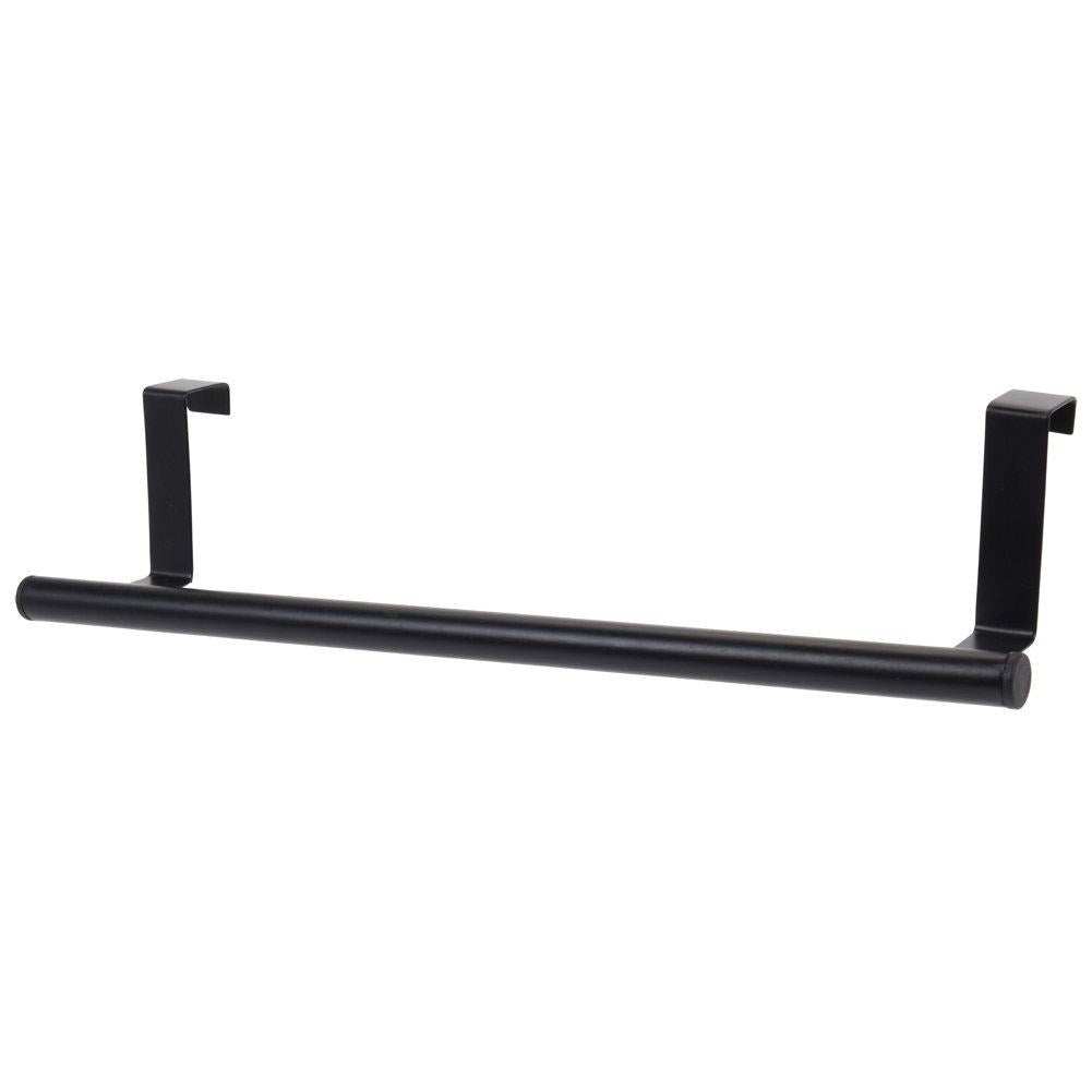 Kitchen hook for cabinet doors in durable metal, stylish black