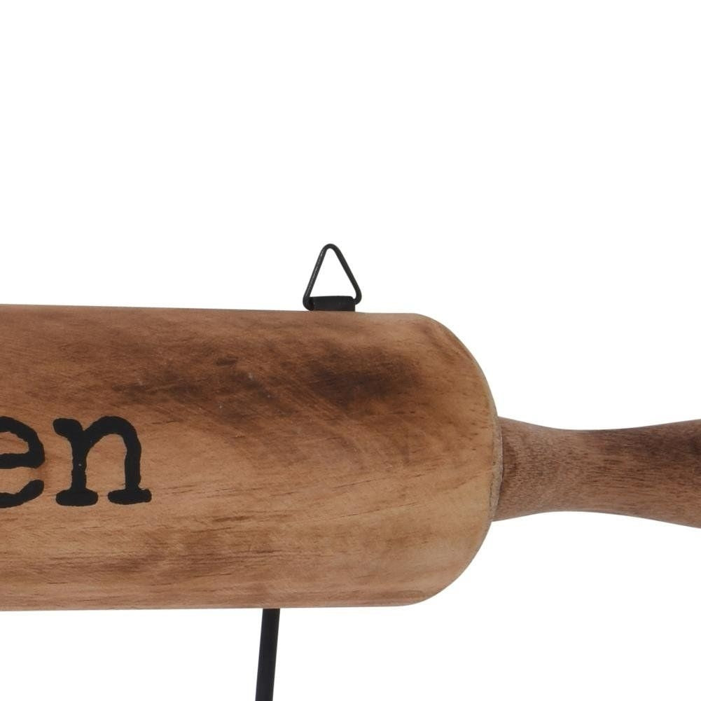 Kitchen hook with 3 hooks in roll form for kitchen utensils