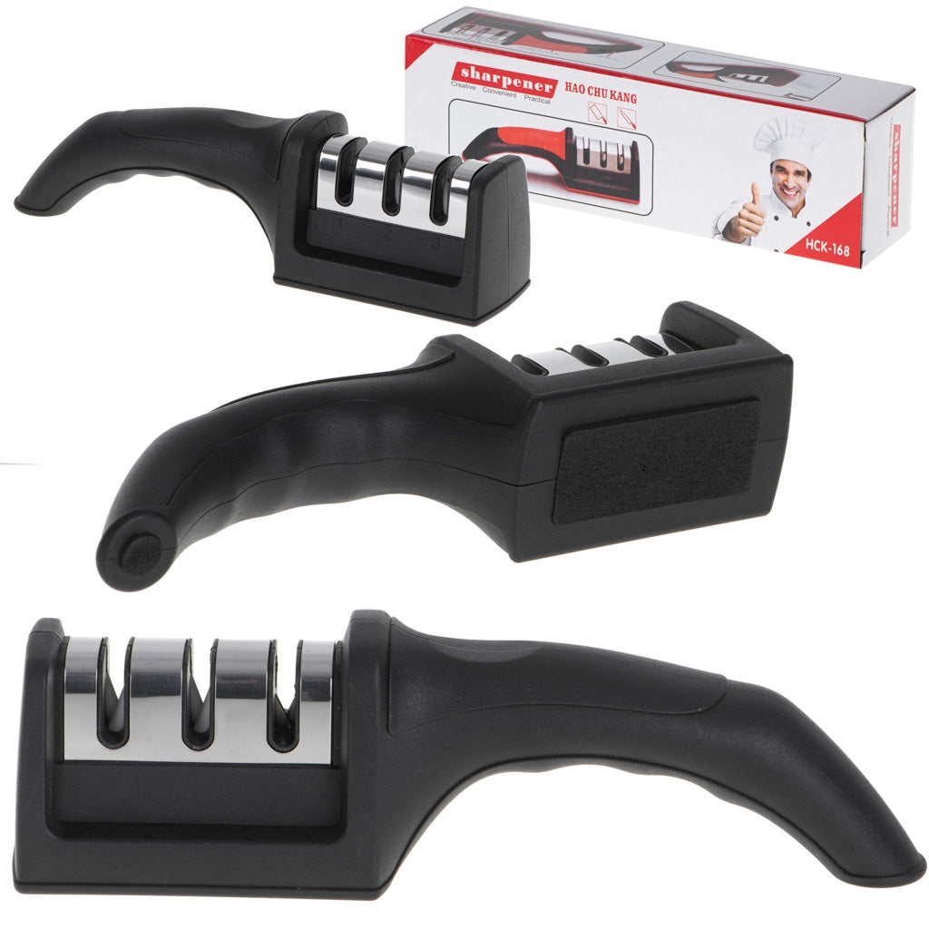 Kitchen knife sharpener triple-phase whetstone 3in1