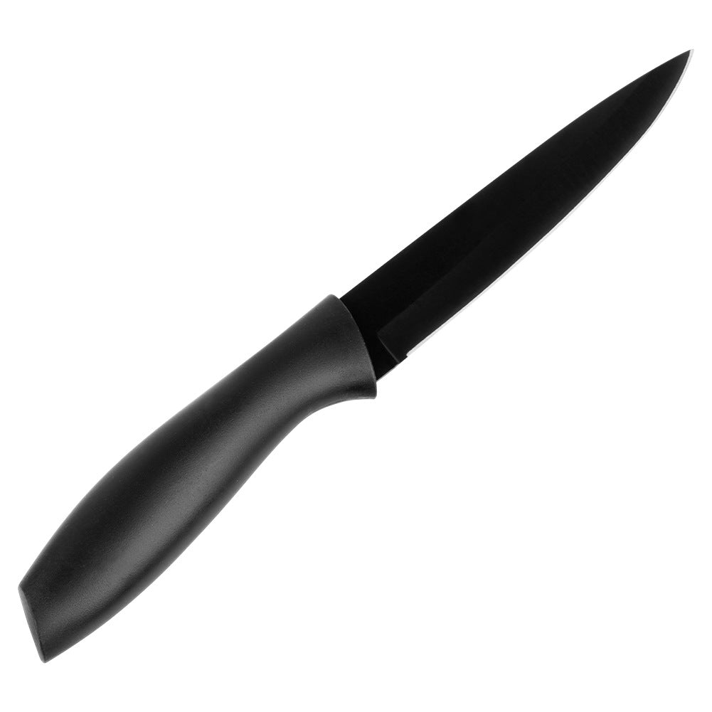 Kitchen knife steel black 23 cm