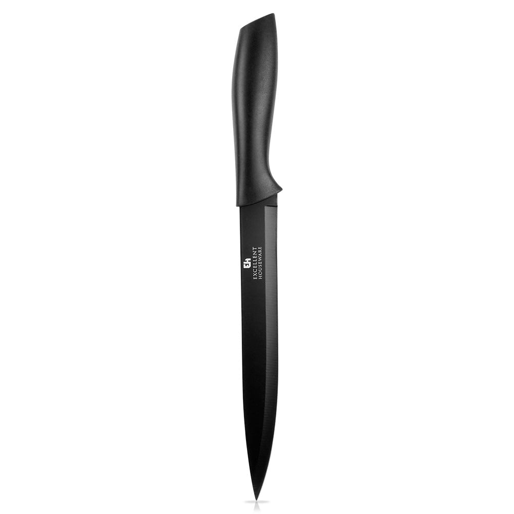Kitchen knife steel black 32 cm