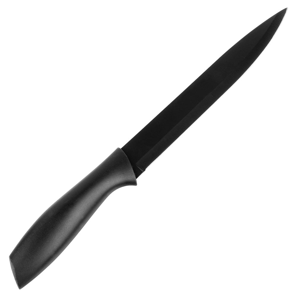 Kitchen knife steel black 32 cm