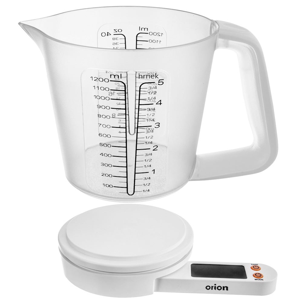 Kitchen scale with measuring cup 5 kg, 1.2 l