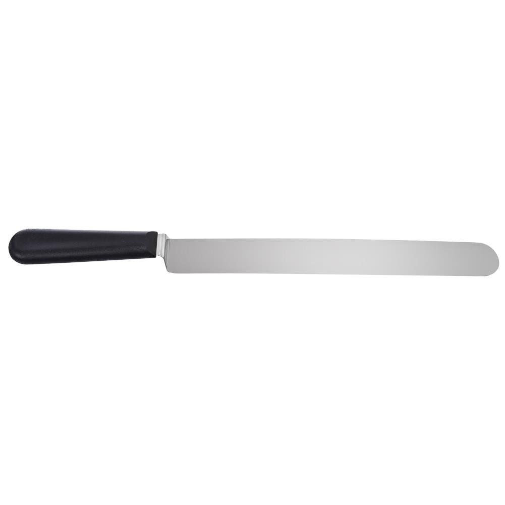 Kitchen spatula in stainless steel for baking and cakes