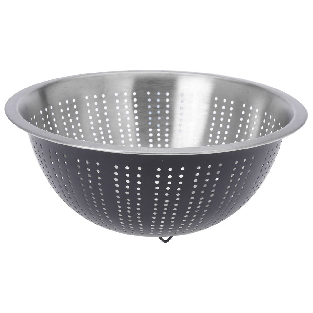 Kitchen strainer steel black 28 cm