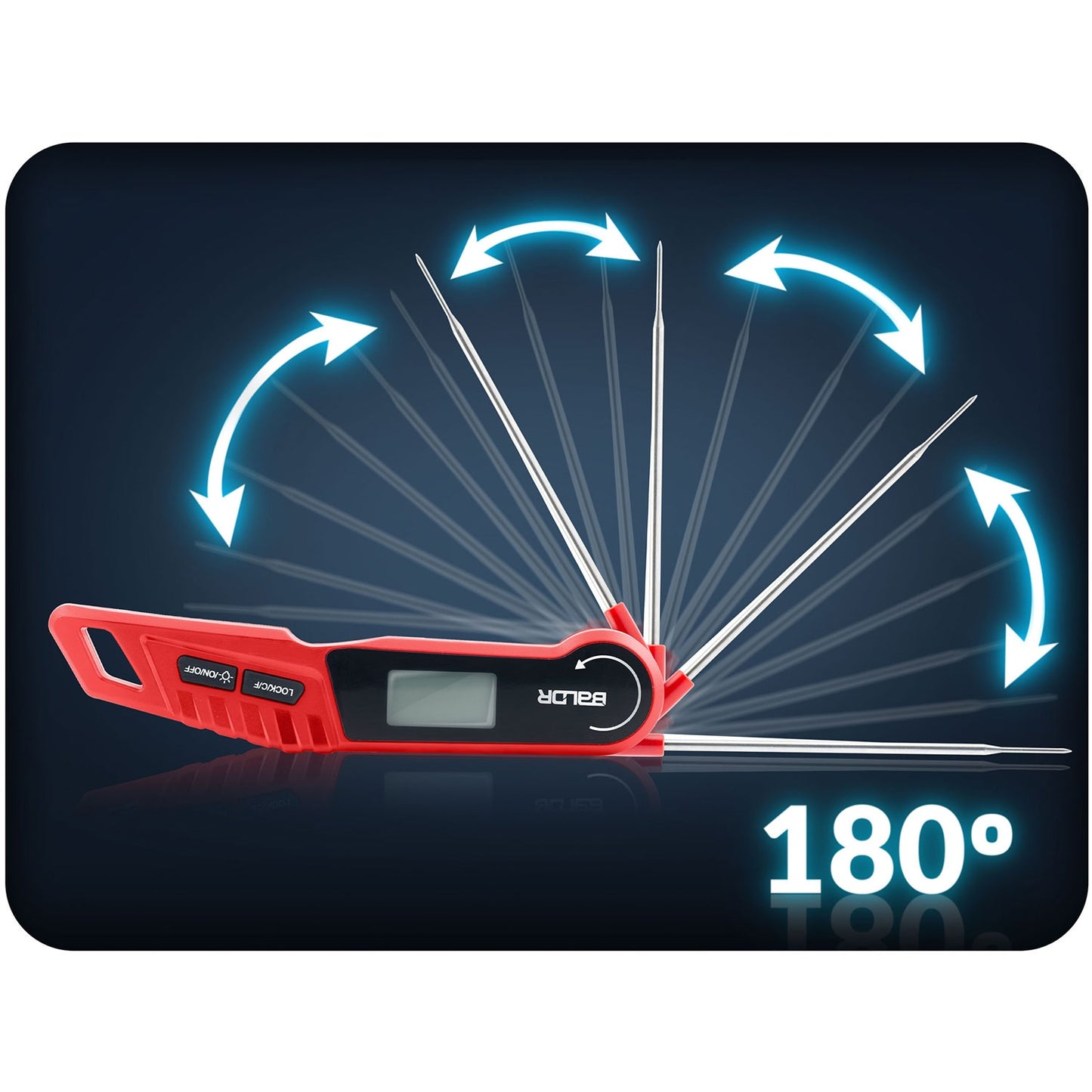 Kitchen thermometer for meat, pin probe, Baldr BD-130