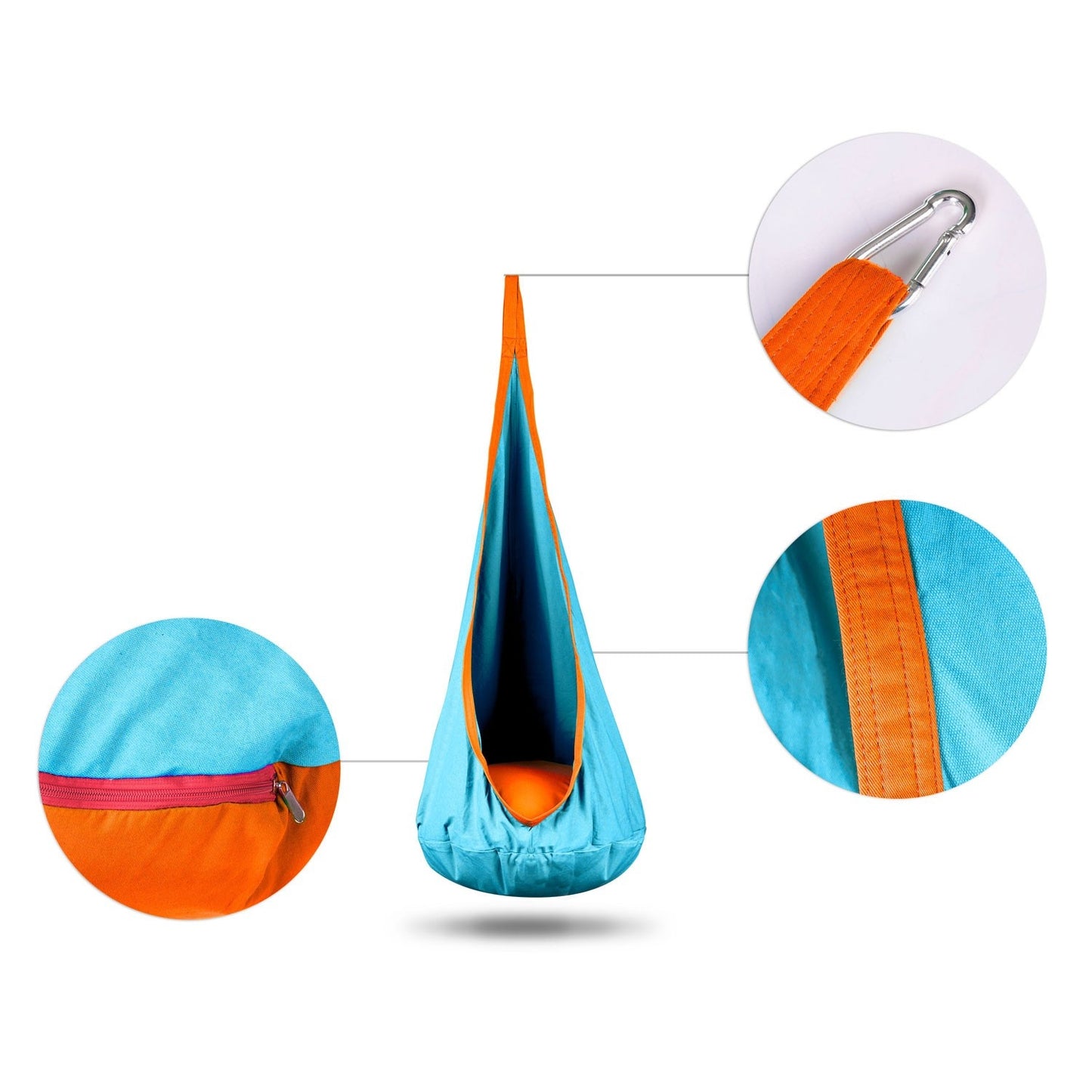 Kokon hanging chair Neo-Sport turquoise