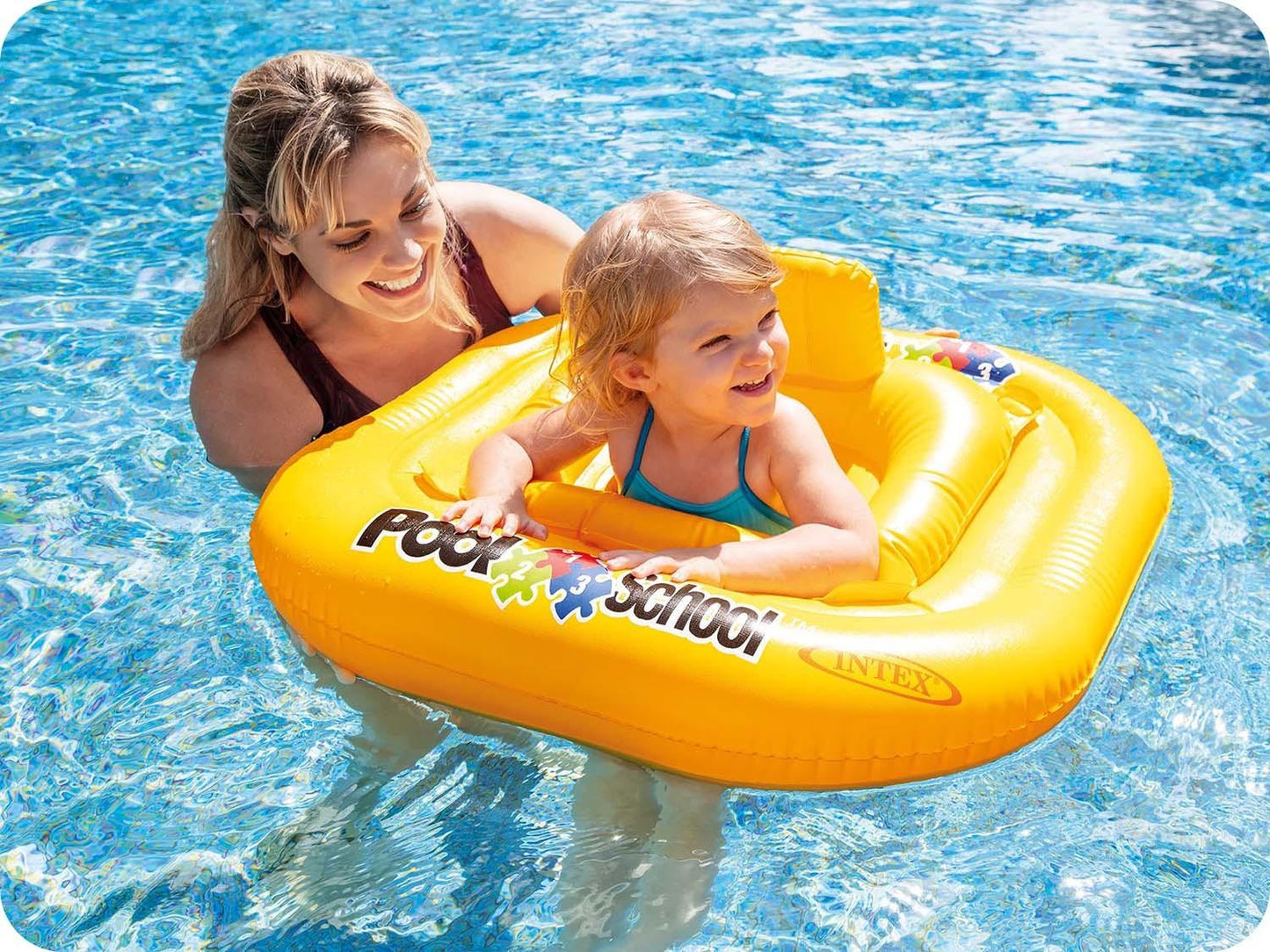 Koło Seat for learning to swim 79 x 79 cm INTEX 56587