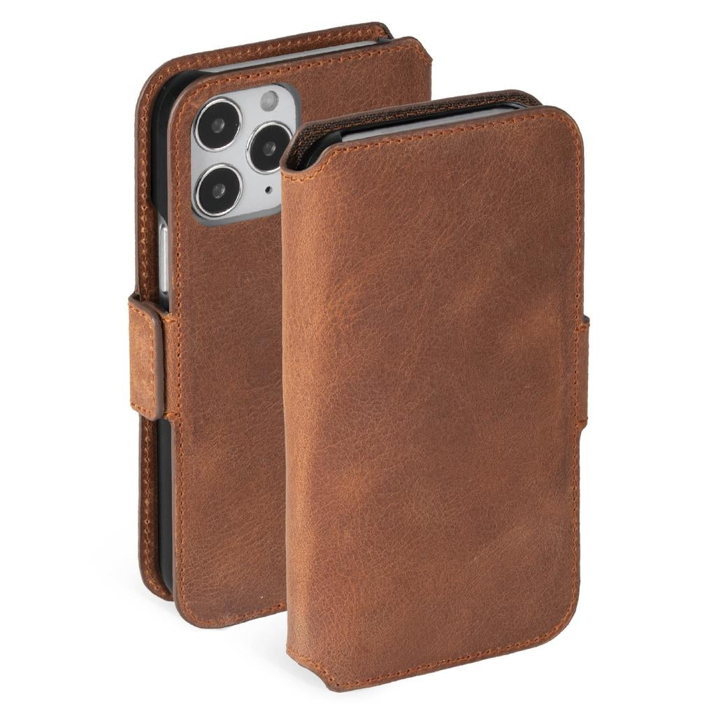 Krusell PhoneWallet iPhone 12 Pro Max - Vintage Cognac