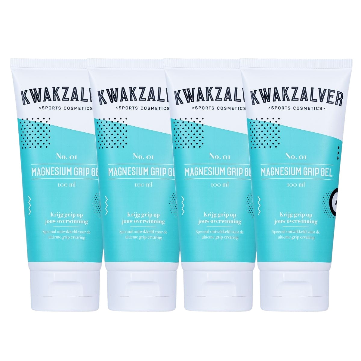 Kwakzalver - Magnesium Grip Gel - 4x100ml