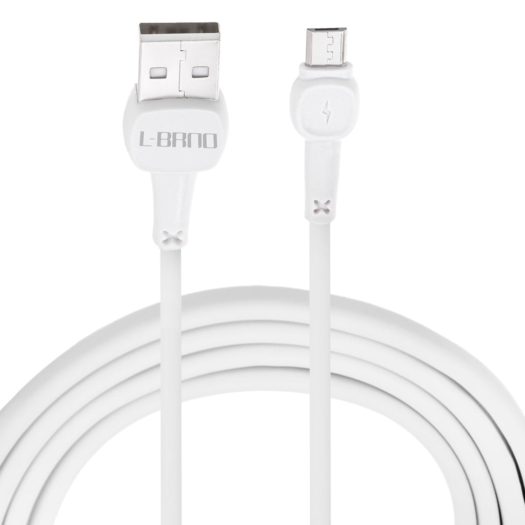 L-BRNO Micro USB fast charging cable white