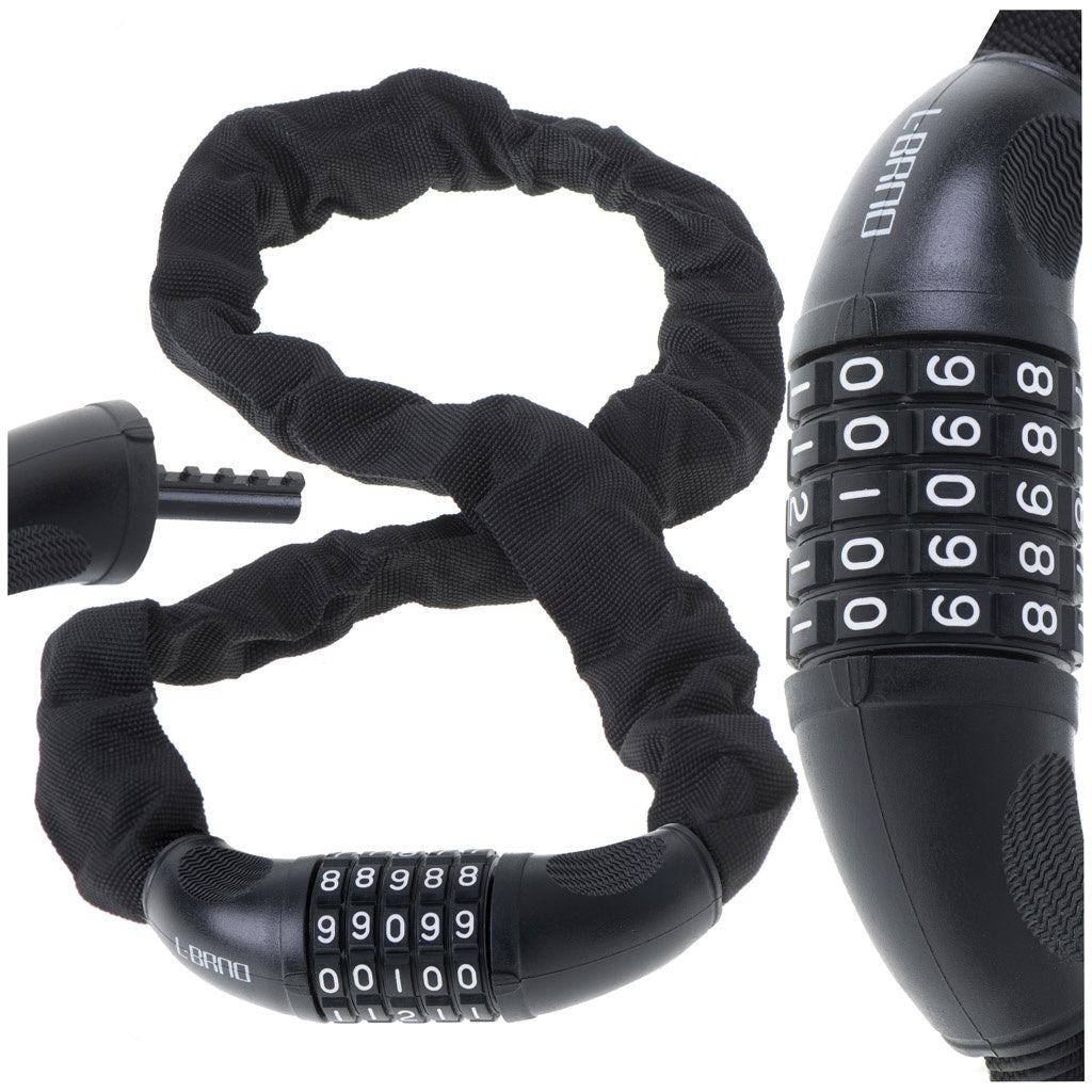 L-BRNO bicycle safety lock combination lock 100cm
