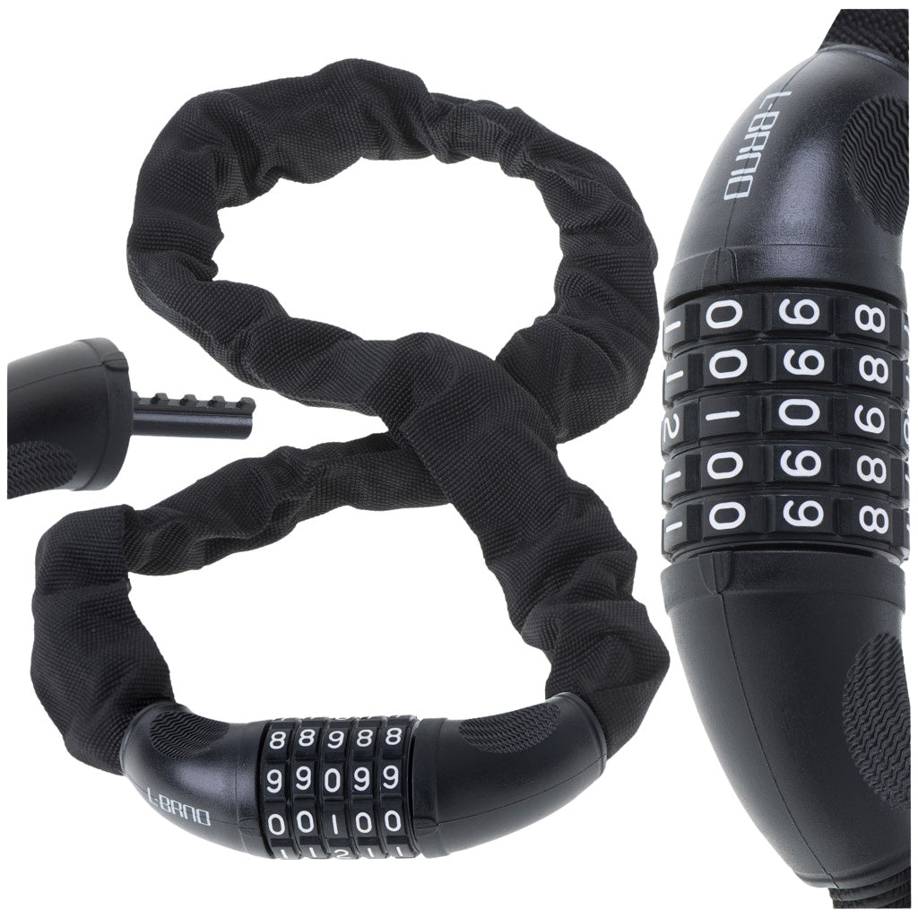 L-BRNO bicycle safety lock combination lock 100cm