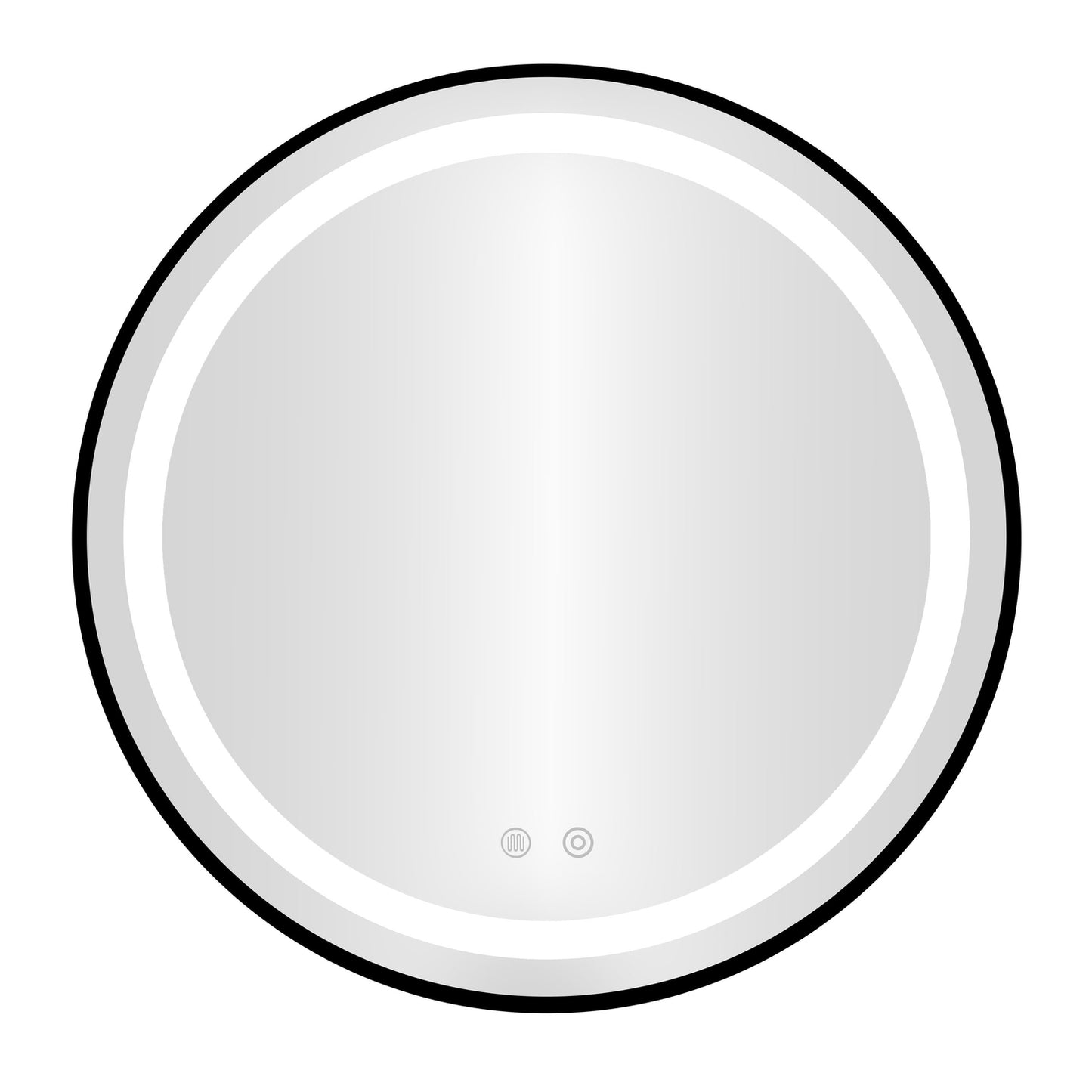 LED Bathroom Mirror, Round 80 cm, Touch Control, 3 Light Colors