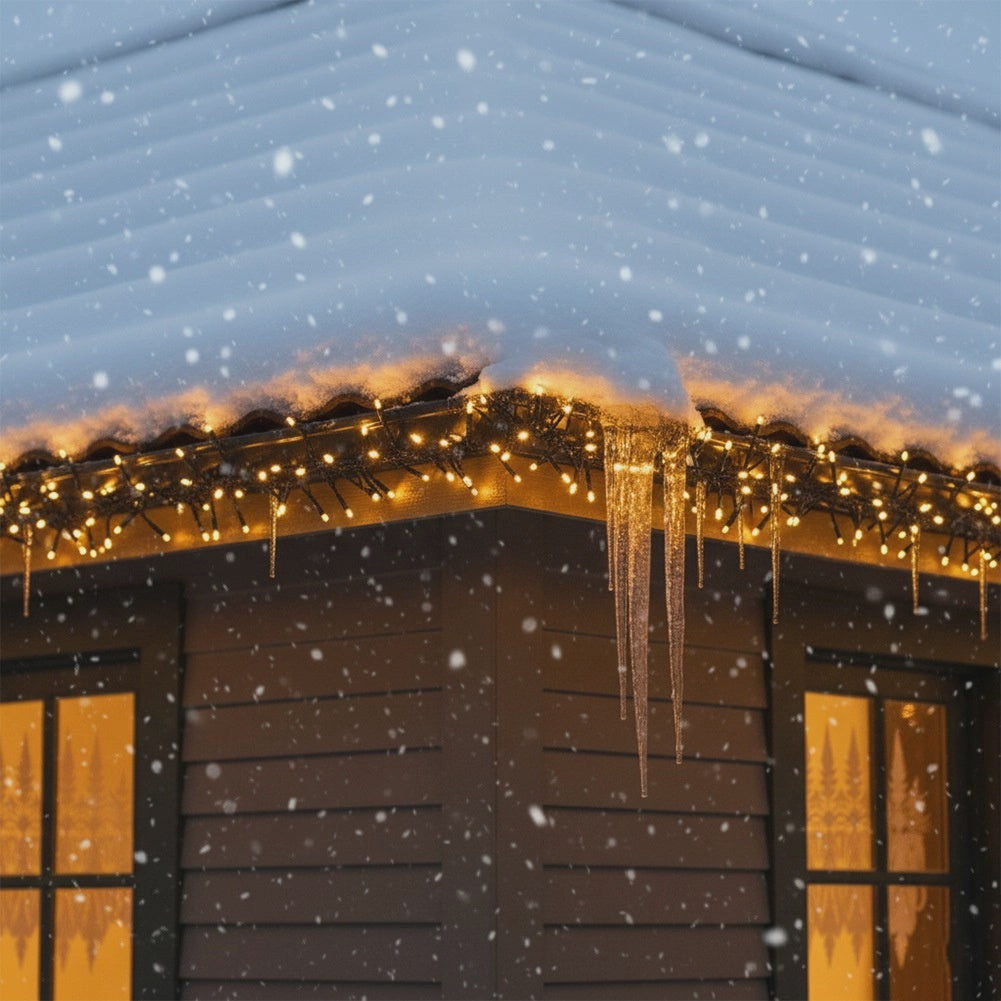 LED Christmas Lights, 14.6 m, 2016 Warm White Bulbs