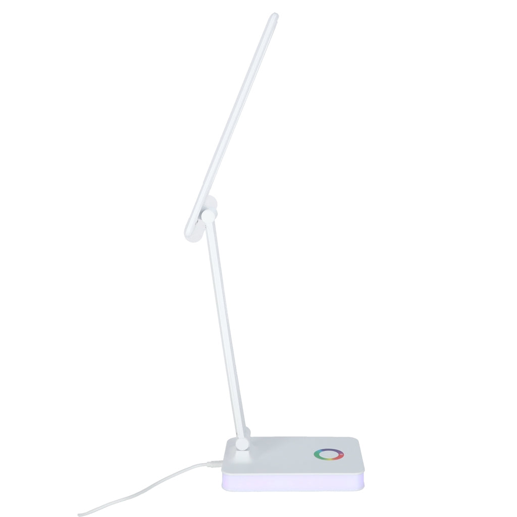 LED Desk Lamp, USB Powered, Touch Control, RGB Base