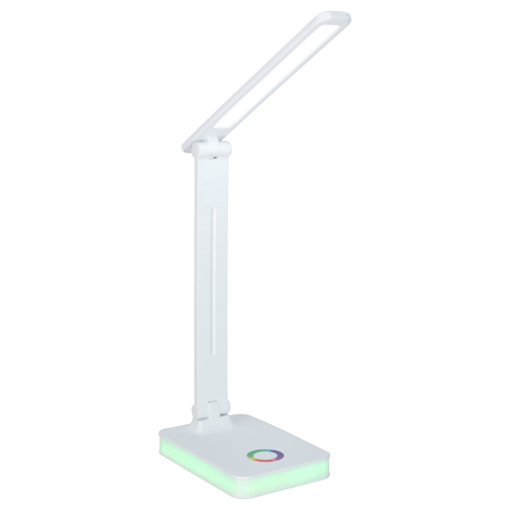 LED Desk Lamp, USB Powered, Touch Control, RGB Base