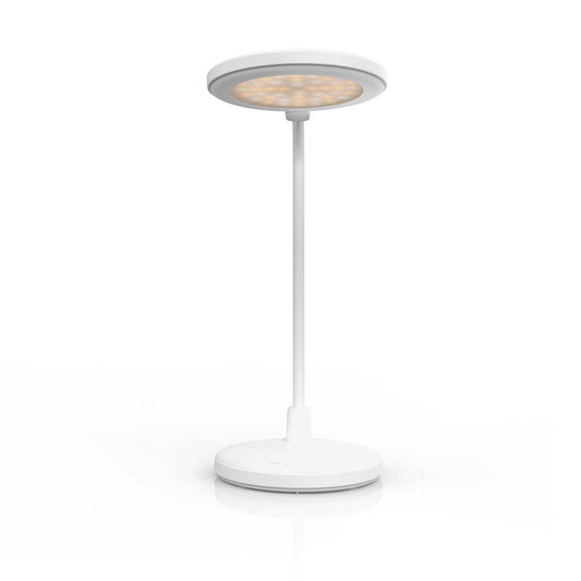 LED Desk Lamp with Mirror, Dimmable, 3 Modes, Rechargeable