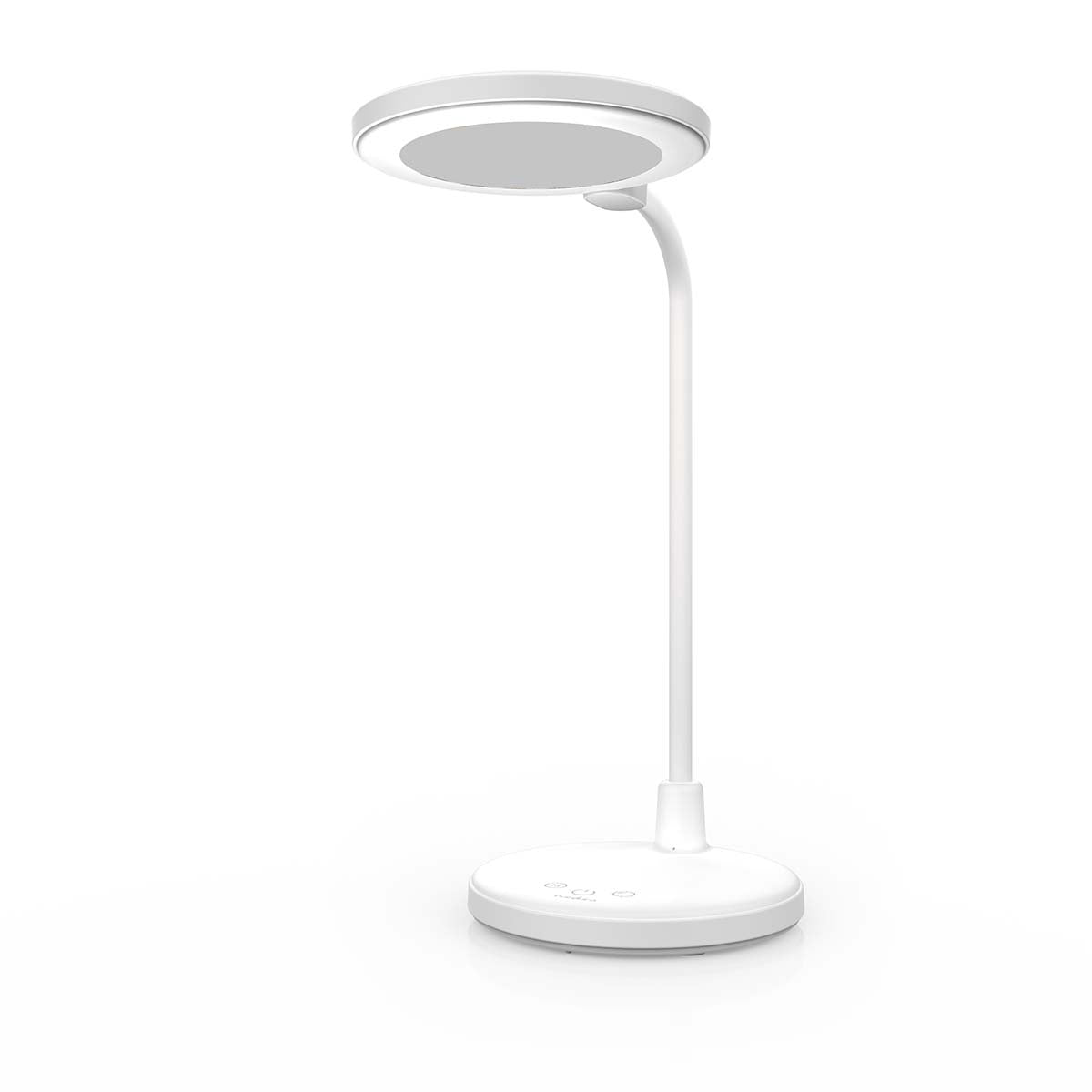 LED Desk Lamp with Mirror, Dimmable, 3 Modes, Rechargeable