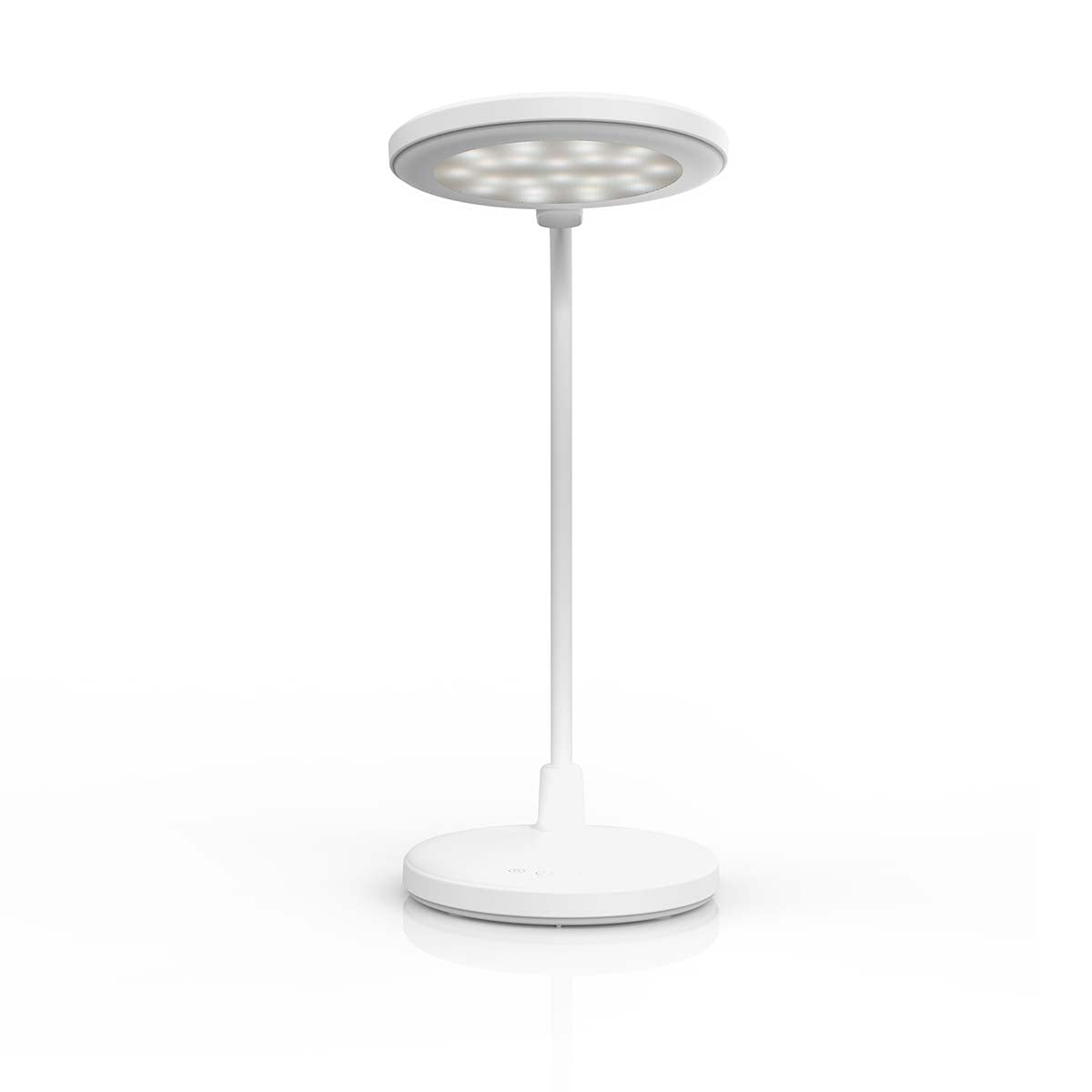LED Desk Lamp with Mirror, Dimmable, 3 Modes, Rechargeable