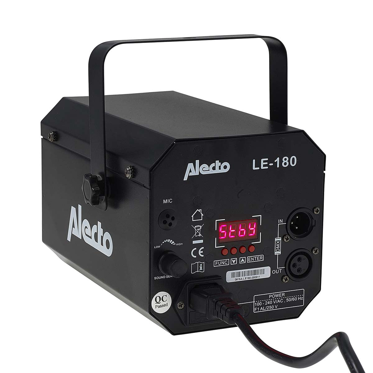 LED Disco Lamp with Sound Response and DMX Control