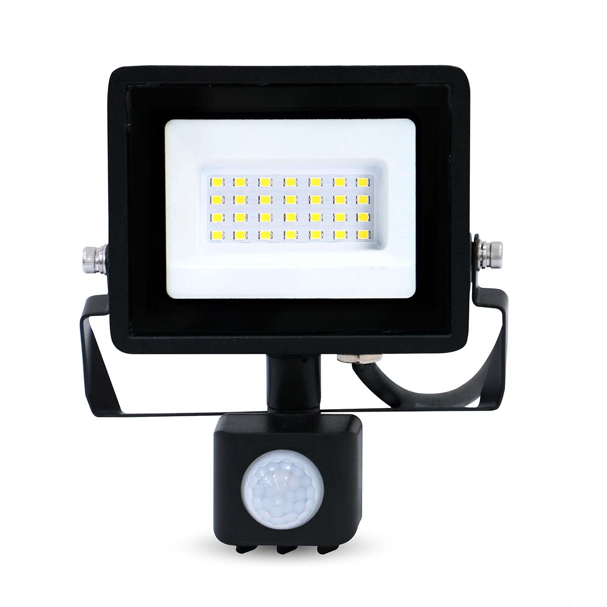 LED Floodlight with Motion Sensor, 20W, 1620 lm, 4000K