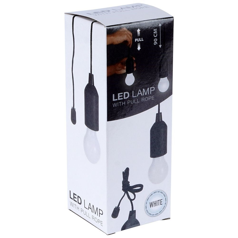 LED Lamp in Light Bulb Shape with 90cm Cord for Camping