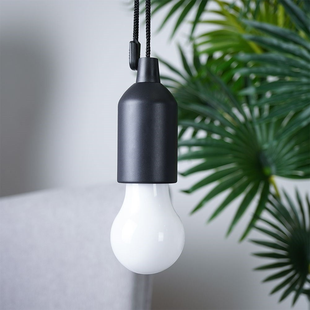 LED Lamp in Light Bulb Shape with 90cm Cord for Camping