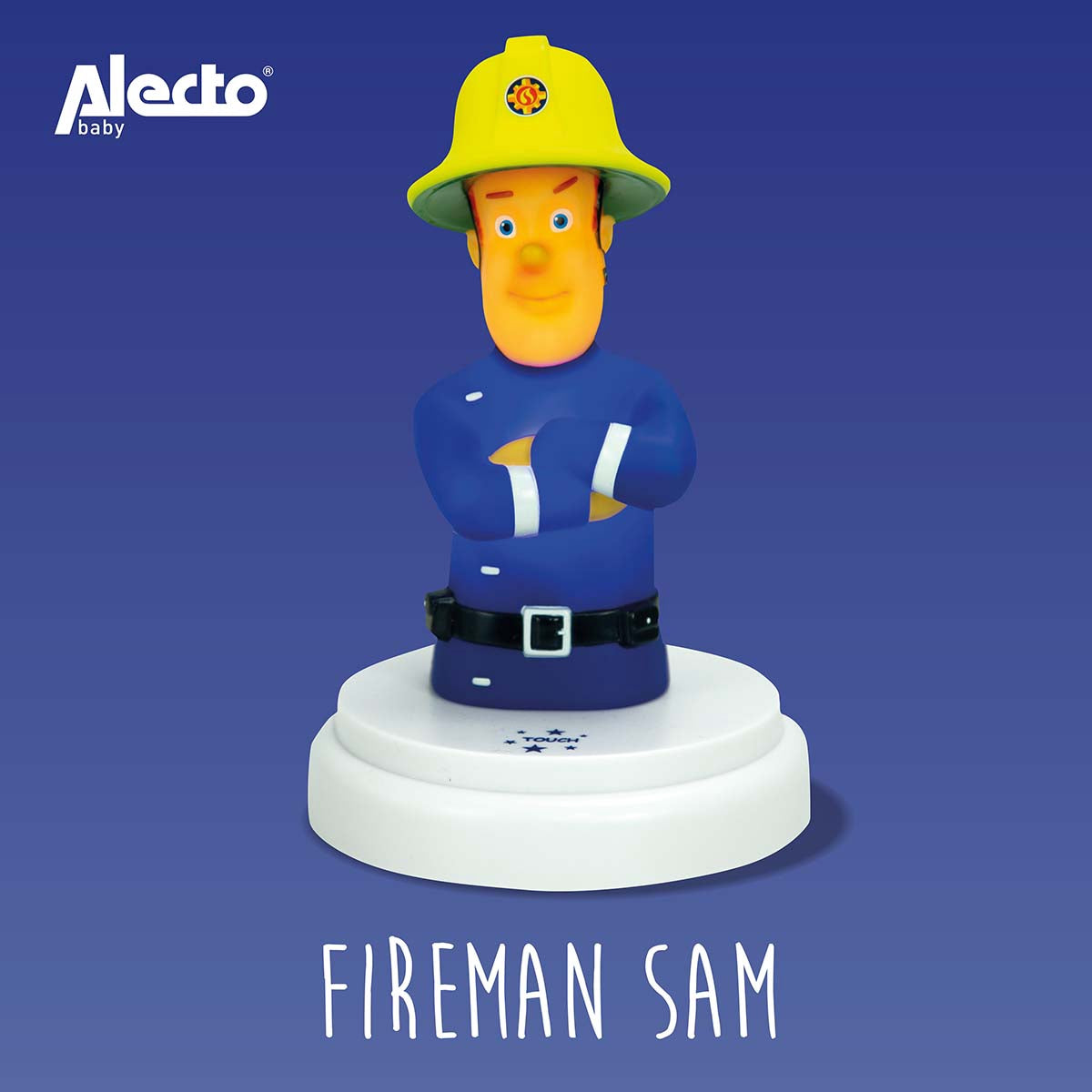 LED Night Light for Kids, Fireman Sam Design, Auto-Off